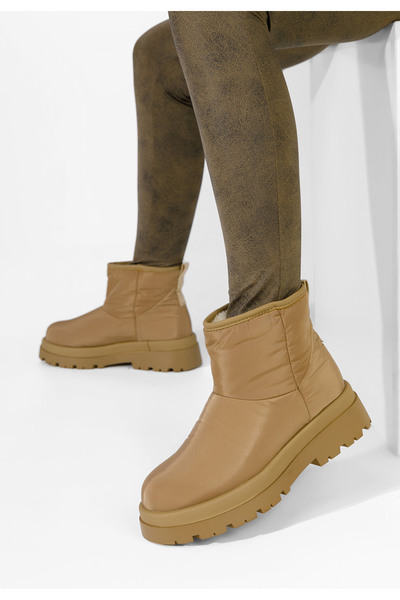 B T Shoes Γυναικεία μποτάκια Silvianna χακι