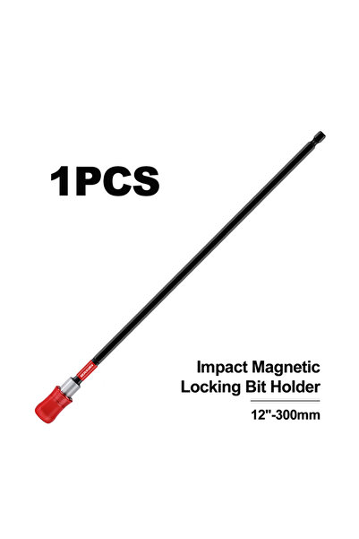 choice2 حامل رؤوس مفك براغي صدمي من جينكسورن، مقاس 12 بوصة، مزود بوصلة مغناطي...