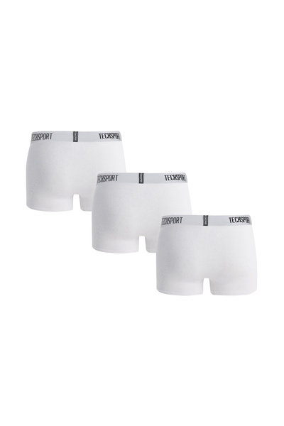 Techsport 3 Pieces of Cotton Boxers with Elastic Bands, Suitable for Daily Use, with Special Box