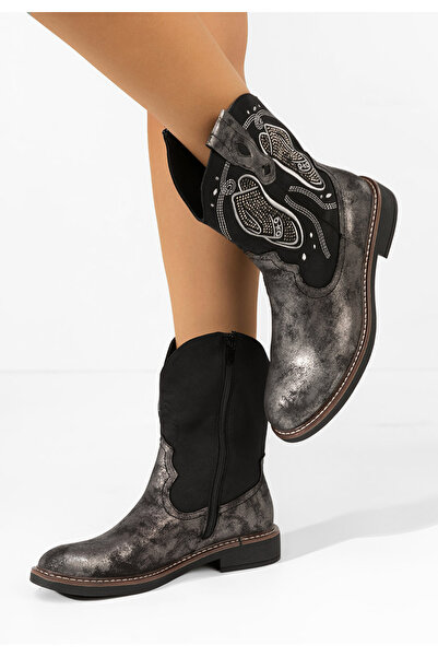 B T Shoes Γυναικείες Μπότες Josephine Μαύρα