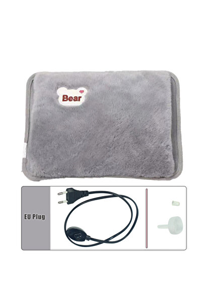 Choice3 Gray Handwarmer Electric Hot Water Bag Soft Winter Hand Warmer Reusab...