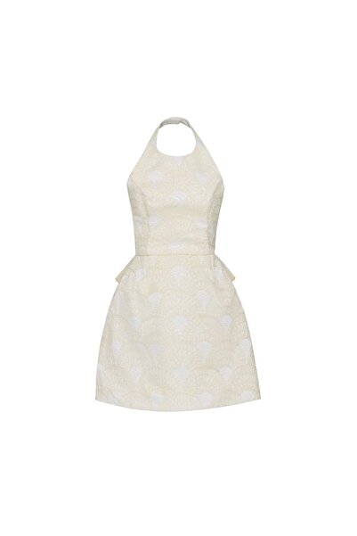 Pure Perfect Studio No31 Beyaz Dantelli Mini Elbise