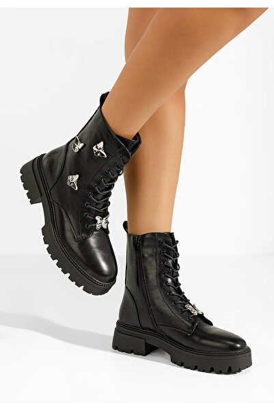 B T Shoes Αρβυλάκια γυναικεία Latisa μαύρα