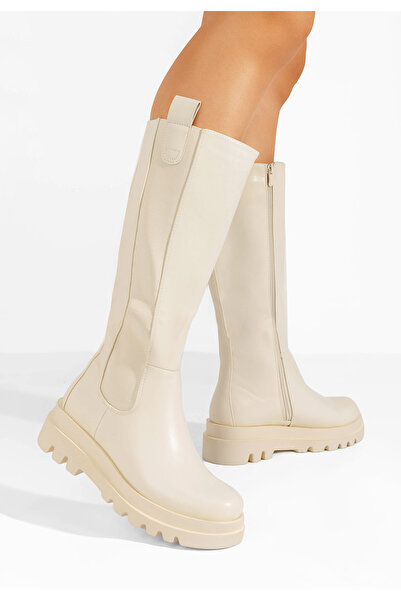 B T Shoes Women's high boots Kalma beige