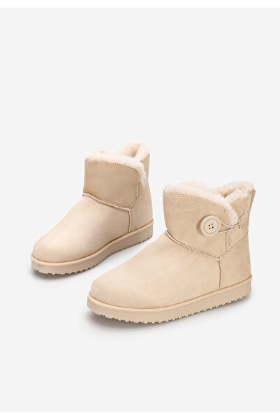 B T Shoes Μπότες τύπου ug Troyes V3 μπεζ