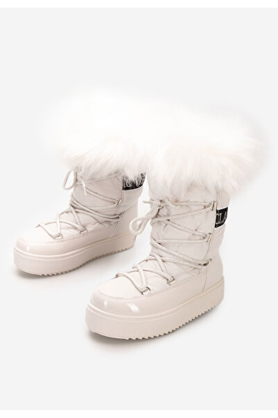 B T Shoes Γυναικείες Μπότες Χιονιού Kemisa μπεζ