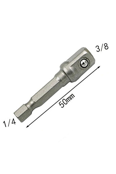 Choice3 centre Chrome Vanadium Steel Sket Adapter Seth EX Shank to 1/4 "3/8" ...