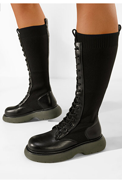 B T Shoes Bocanci inalti dama negri Novara