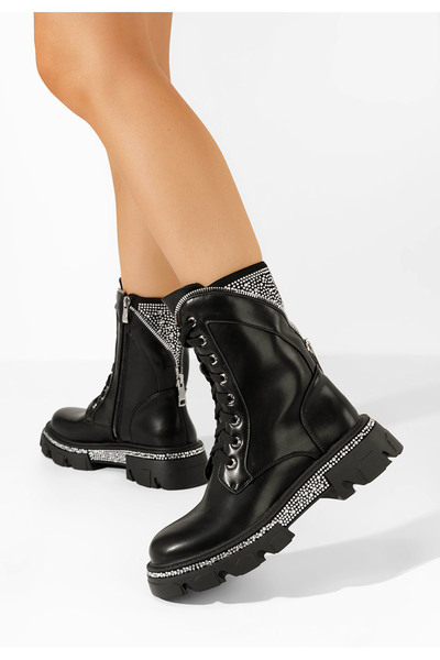 B T Shoes Αρβυλάκια γυναικεία Adrienne μαύρα