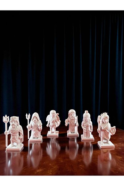 jolly green Mitolojik Yunan Tanrıları Heykel Seti