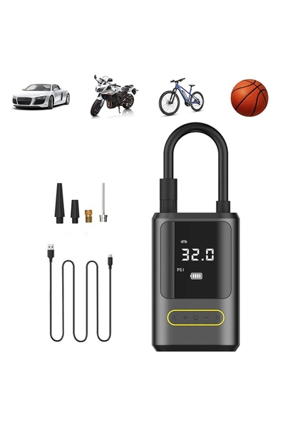 Choice3 مضخة هواء لاسلكية للسيارة، طراز 5، قطعة واحدة، منفاخ إطارات كهربائي ل...