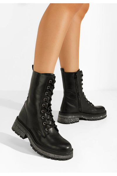 B T Shoes Αρβυλάκια γυναικεία Felicita μαύρα