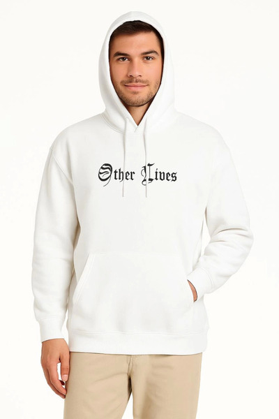 GurkStore Men's Hooded Sweatshirt with Kangaroo Pocket, 3 Thread Cotton Print...