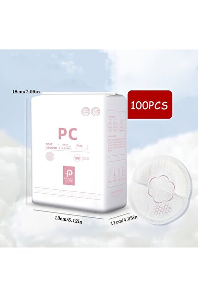 Choice1 ١٠٠ قطعة من فوط الرضاعة الطبيعية البيضاء للاستخدام مرة واحدة، مصنوعة ...