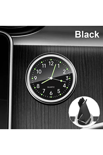 Choice6 Black Automobile Air Outlet Dashboard Clk, Stick-On Electronic Ntiluc...