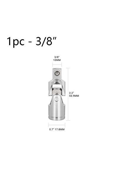 Choice1 3-8 one piece Universal Set Socket Ratchet Wrench Adapter 1/4" 3/8" 1...