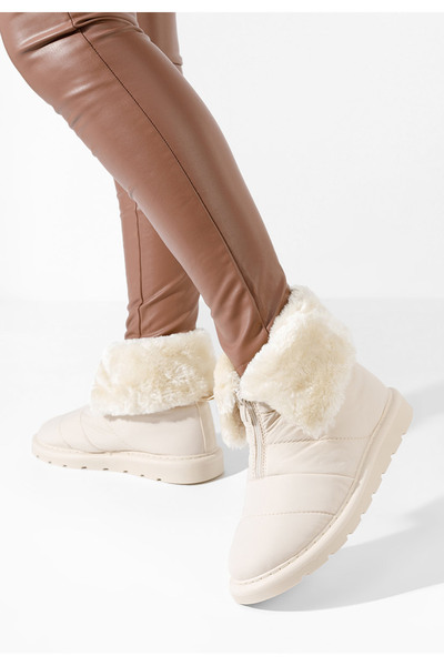 B T Shoes Γυναικείες Μπότες Χιονιού Arenosa V2 μπεζ