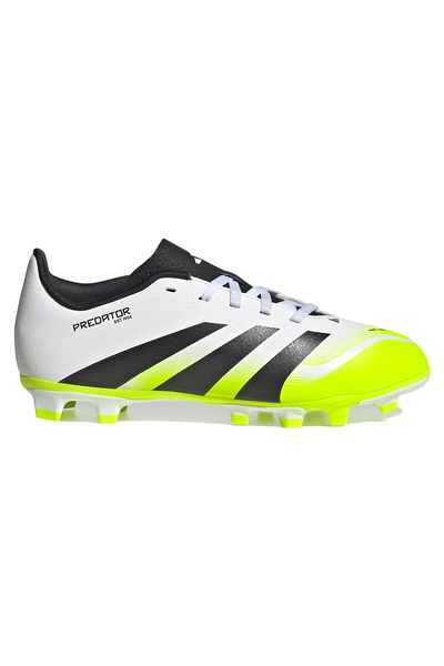 adidas Predator Club Fg/Mg J Pantofi de fotbal albi pentru copii JH8868