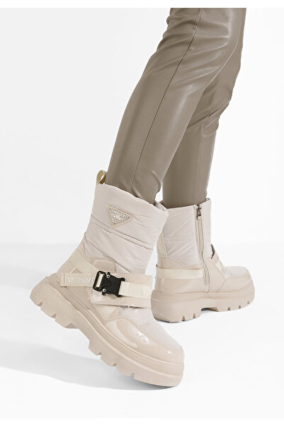 B T Shoes Béžové topánky na sneh Manya