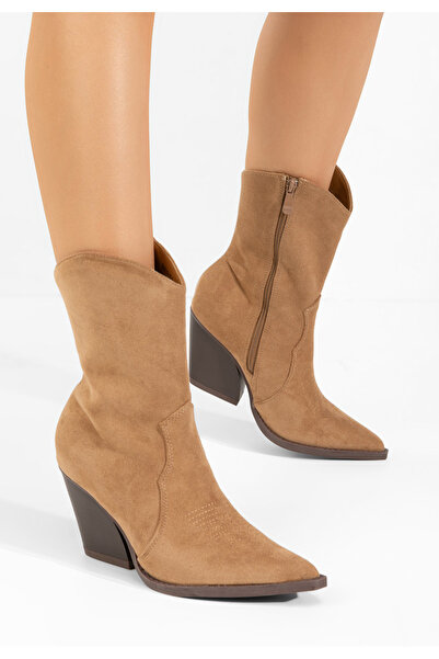 B T Shoes Καουμπόικες Μπότες Sarisa καφε