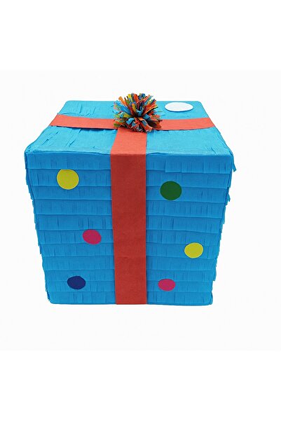 Flippy Pinata Party Gift Box, Flippy, Pinata Parties, 25 x 23 x 23 cm, Light Blue