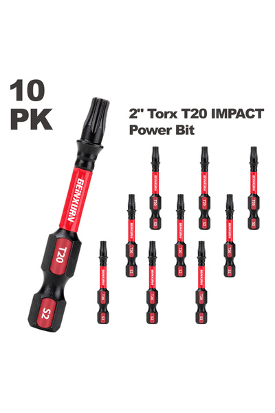 Choice1 مجموعة من 10 قطع من رؤوس مفكات توركس المغناطيسية المقاومة للصدمات من ...