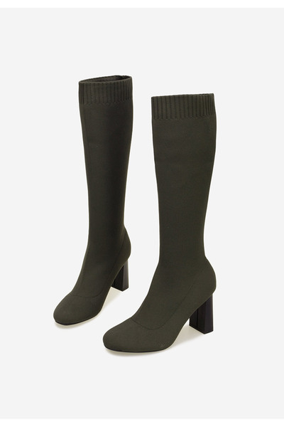 B T Shoes Γυναικείες Μπότες Hijate πρασινο