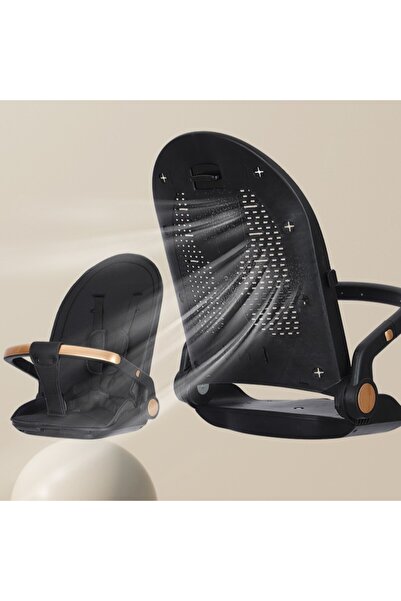 Flippy 3in1 Sport Stroller, 6-36 Months, Reversible, 360 Wheels, 32x63x95cm, Brown Checkered