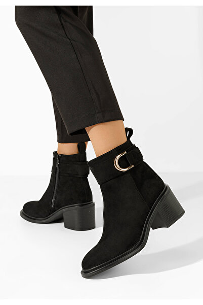B T Shoes Γυναικεία Μποτάκια Driana V3 Μαύρα