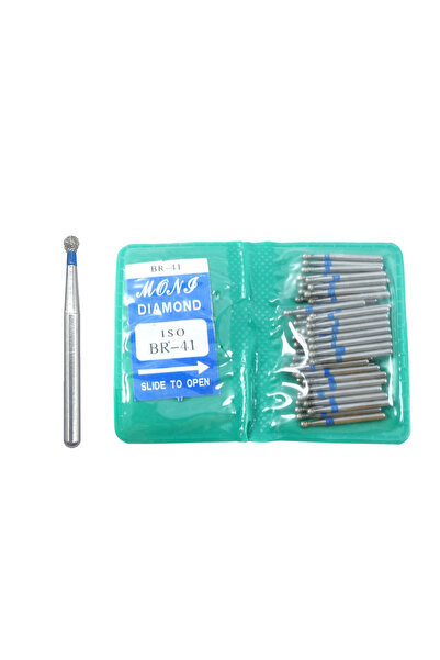 Choice11 BR-41 50Pcs/Bag Dental Diamond High Speed Burs for Polishing Smoothi...