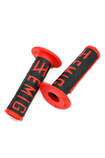 Choice4 مقابض دراجات نارية سوداء وحمراء من موتروس، مناسبة لدراجات إندورو، ودر...