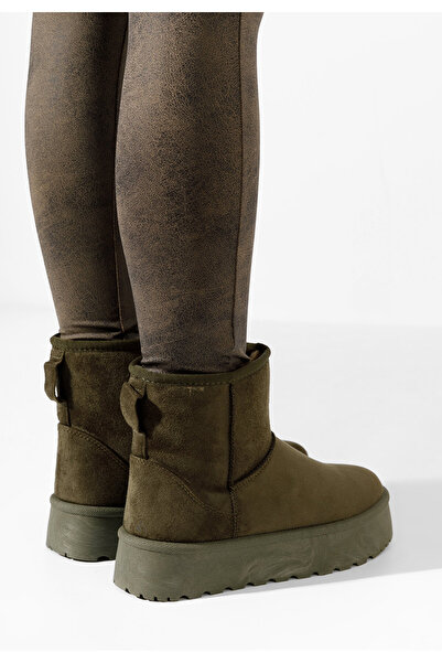 B T Shoes Zelené dámské válenky Zadra V5