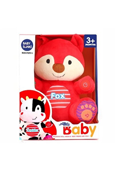 SOLTOY Плюшена играчка SOLTOY® Sunki Fox с успокояващи мелодии