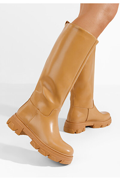 B T Shoes Γυναικείες Μπότες Fatima ταμπά