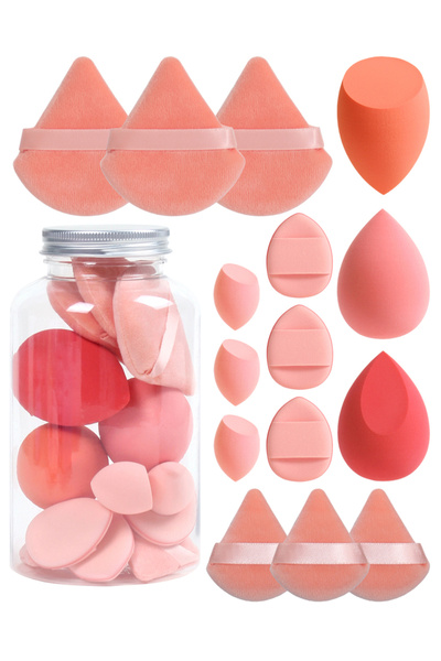 Choice17 07 Spring 15 Cans,3 Loose Powder Puffs & 3 Mini Loose Powder Puffs & 3 Mini Makeup Eggs & 3 Mini Air