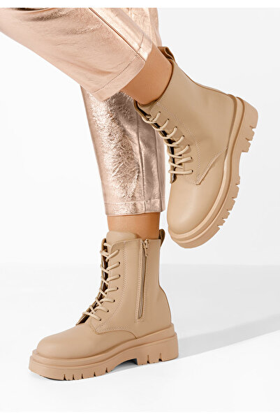 B T Shoes Αρβυλάκια γυναικεία Kelicia Χακι