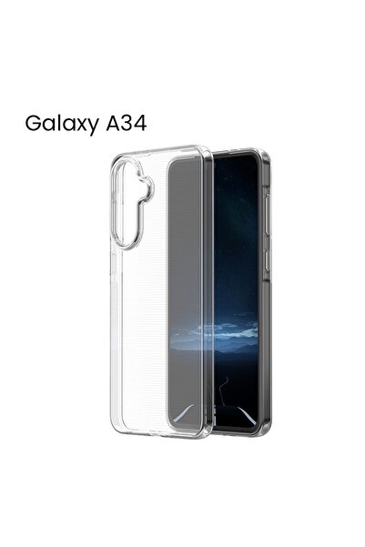 Flippy Protective Case for Samsung Galaxy A34 5G, Transparent TPU, 1 mm