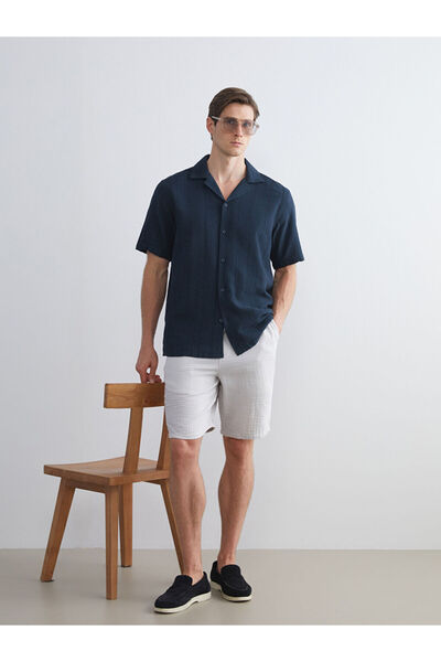 LC Waikiki Sparkling Selections from Shining Store |   Standard Mold Muslin Men's Shorts
