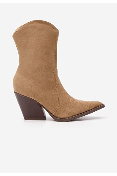 B T Shoes Hnědé dámské kozačky Sarisa