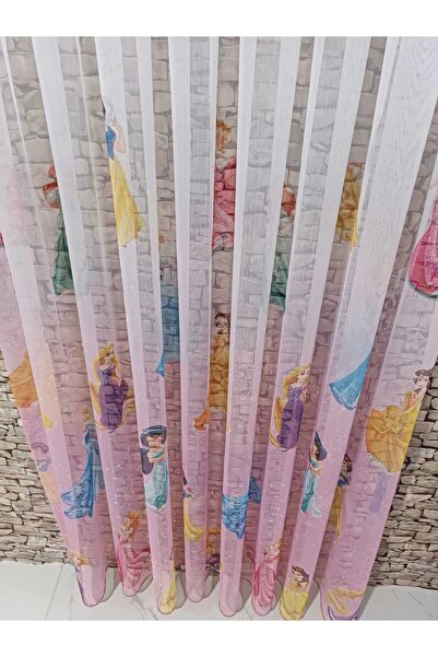 MİR KIZ ÇOCUK DESENLİ TÜL PERDE YIKANABİLİR ÜTÜ İSTEMEZ 1/3 SIK PİLELİ