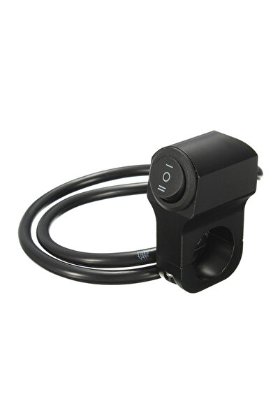 choice2 Black1 7/8in Aluminum Alloy Motorcycle Handlebar Headlight Switch Two...