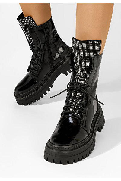 B T Shoes Αρβυλάκια γυναικεία Siennara μαύρα