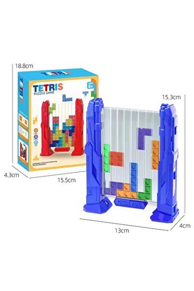 Choice4 لعبة تيتريس زرقاء داكنة، مربعات متغيرة عشوائية، لعبة ألغاز لوحية، ألع...