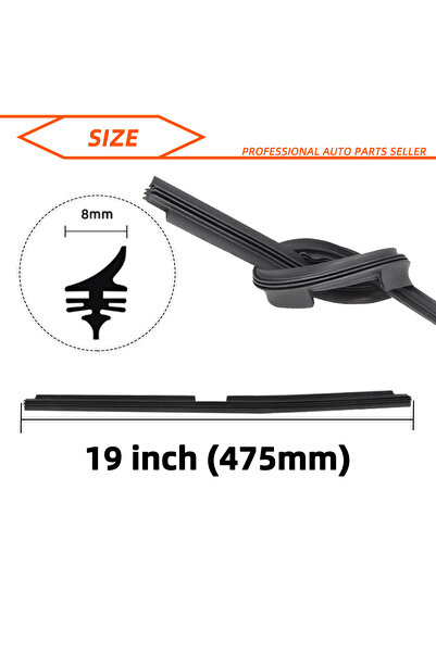Choice10 19 inch (475mm) High quality automotive insert soft natural strip fo...