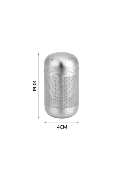 Choice1 1 قطعة مصفاة شاي من الفولاذ المقاوم للصدأ، مصفاة أوراق الشاي، مصفاة توابل، إبريق شاي ناعم