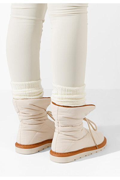 B T Shoes Γυναικείες Μπότες Χιονιού Helasa μπεζ