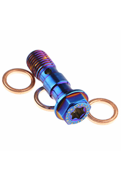 choice2 خرطوم زيت فرامل دراجة نارية من الفولاذ المقاوم للصدأ 304 بلون أزرق تي...