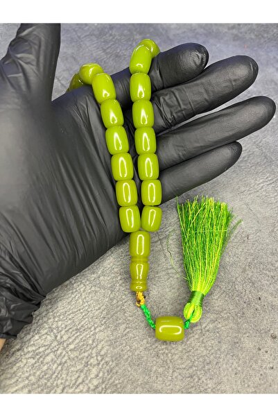 Mos Tespih Large Size Rope Tasseled High End Tightening Amber Prayer Beads