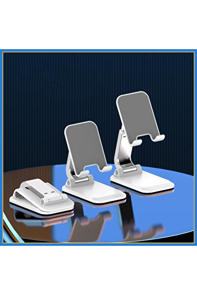 choice2 Q7 White Foldable ABS Desktop Mobile Phone Stand For iPad iPhone 13 X Smartphone Support Tablet Desk