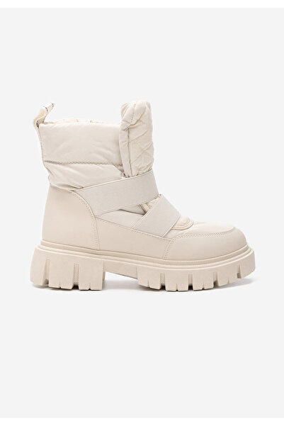 B T Shoes Γυναικείες Μπότες Χιονιού μπεζ Joya